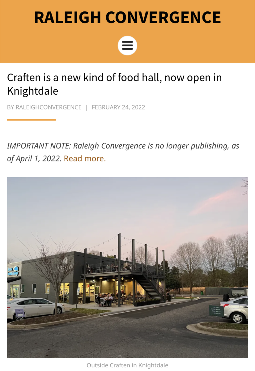 Craften is a new kind of food hall - Raleigh Convergence