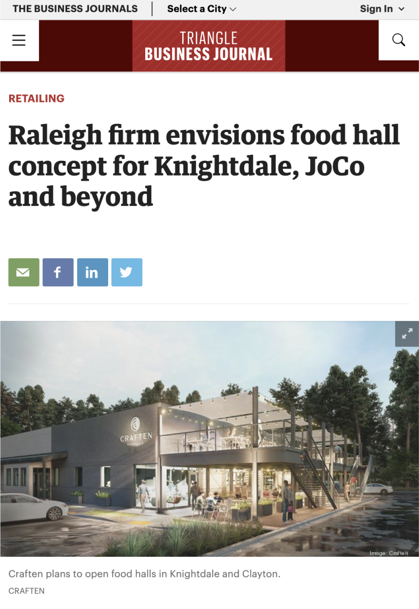 Raleigh firm envisions food hall concept for Knightdale and beyond - Triangle Business Journal