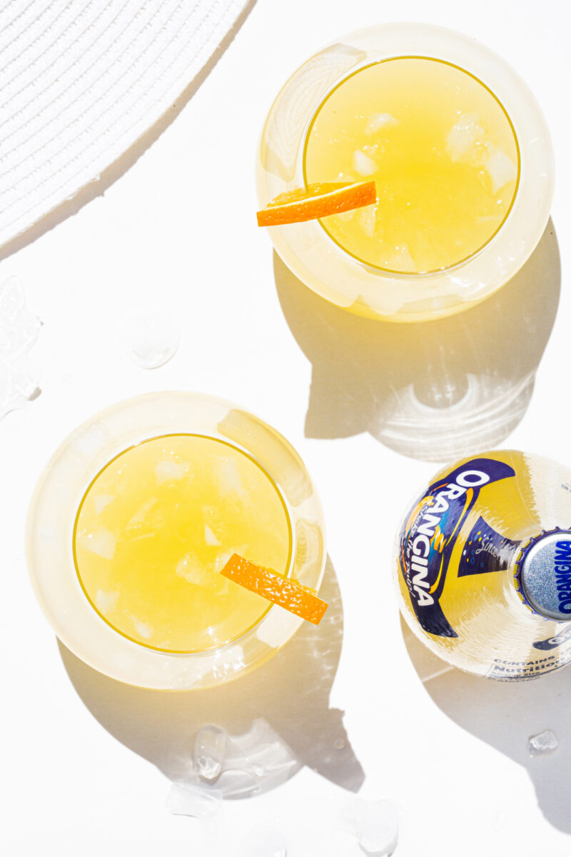 Orangina - Gin Gina Cocktail