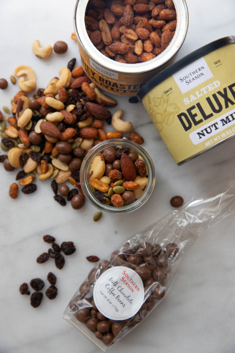 Southern Season's Deluxe Nut Mix and Milk Chocolate Coffee Beans