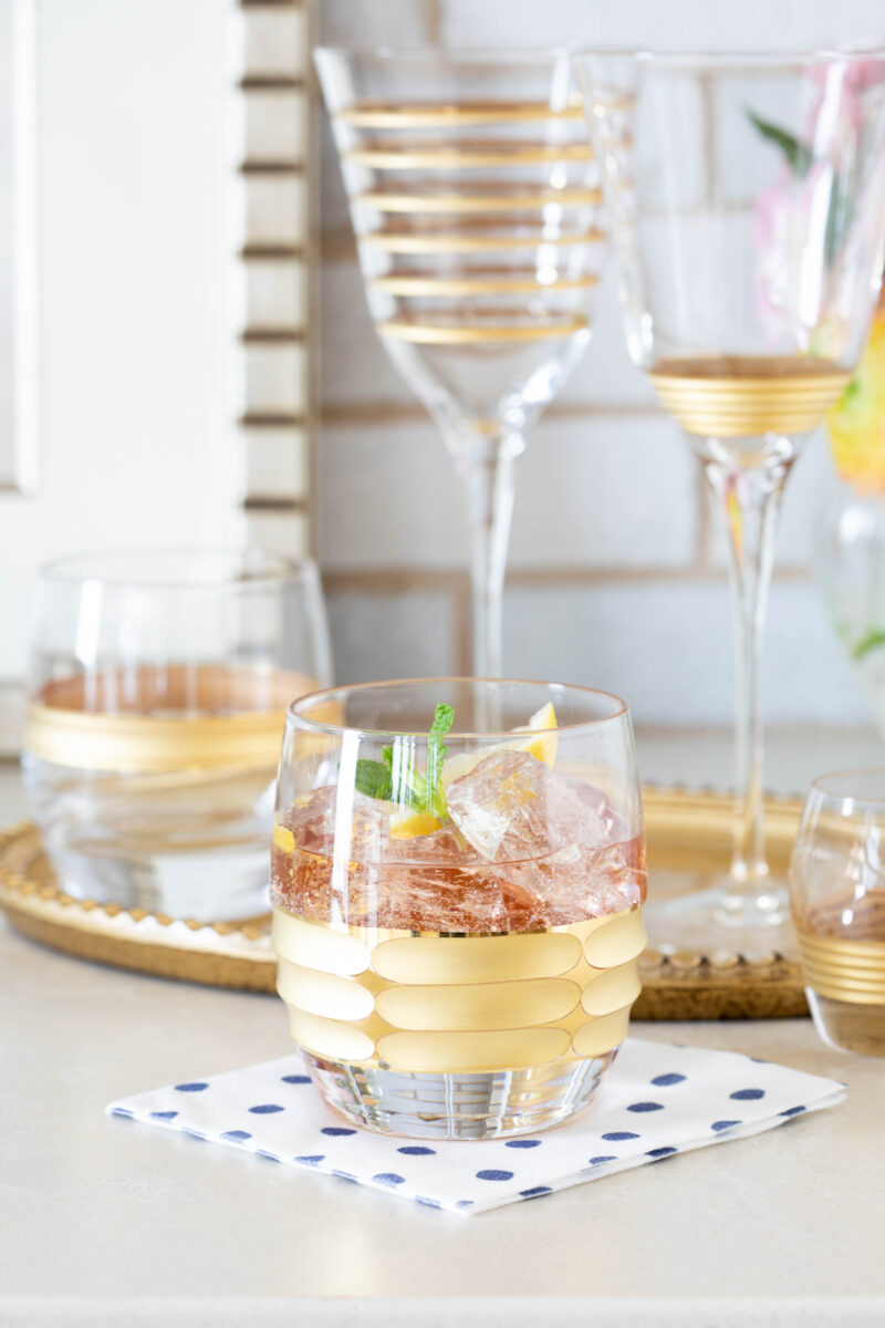 VIETRI - Gold Accent Glassware