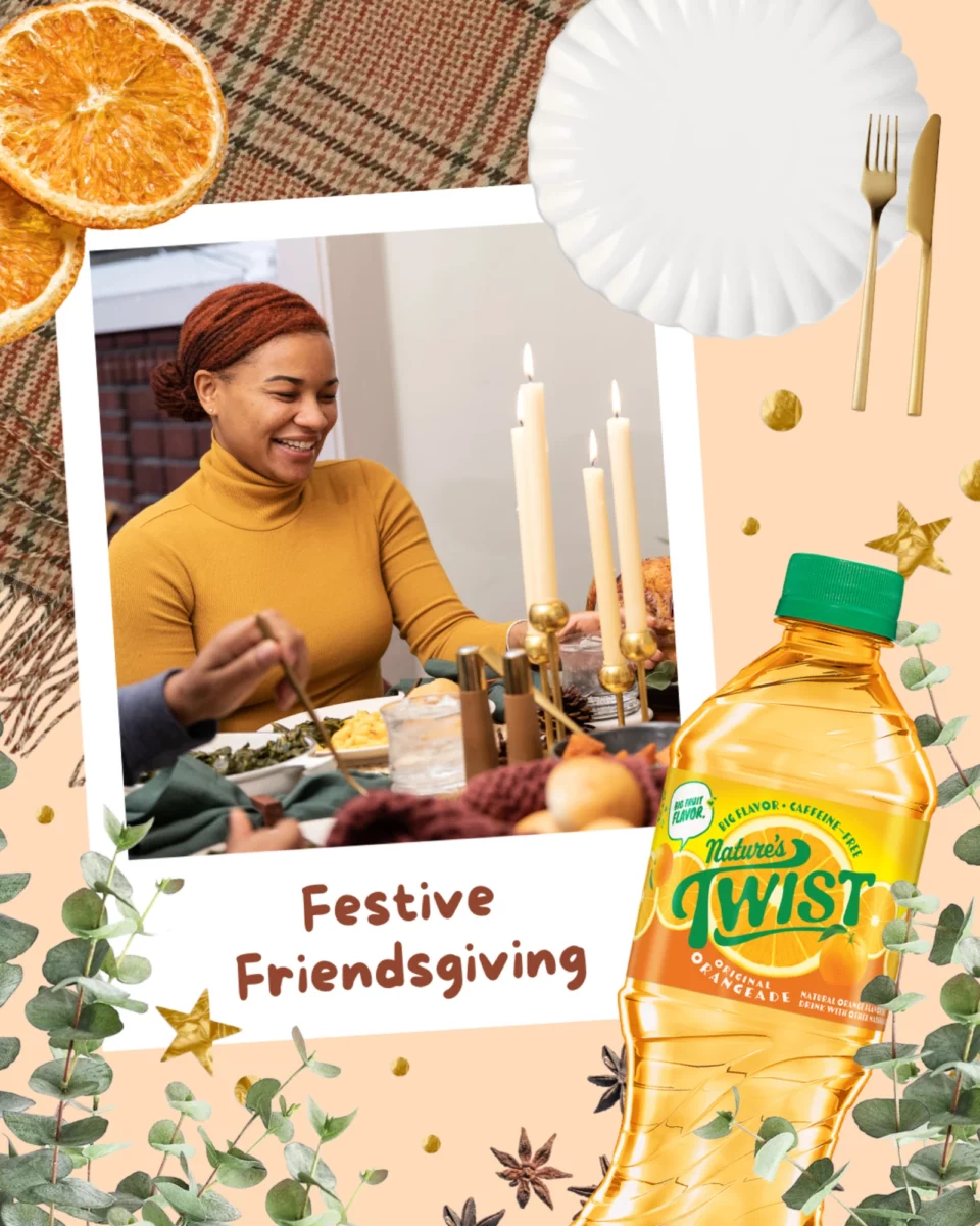 Nature's Twist Holiday Social Media Story for a Festive Thanksgiving paired with Nature's Twist Orangeade